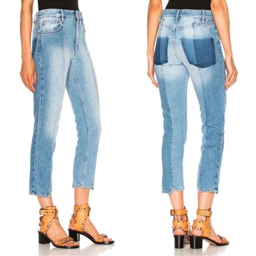 Isabel Marant Blue Ankle Cropped Jeans